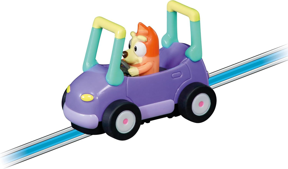 Carrera Primer juego de pista de carreras Bluey Toy Slot Car - Bluey
