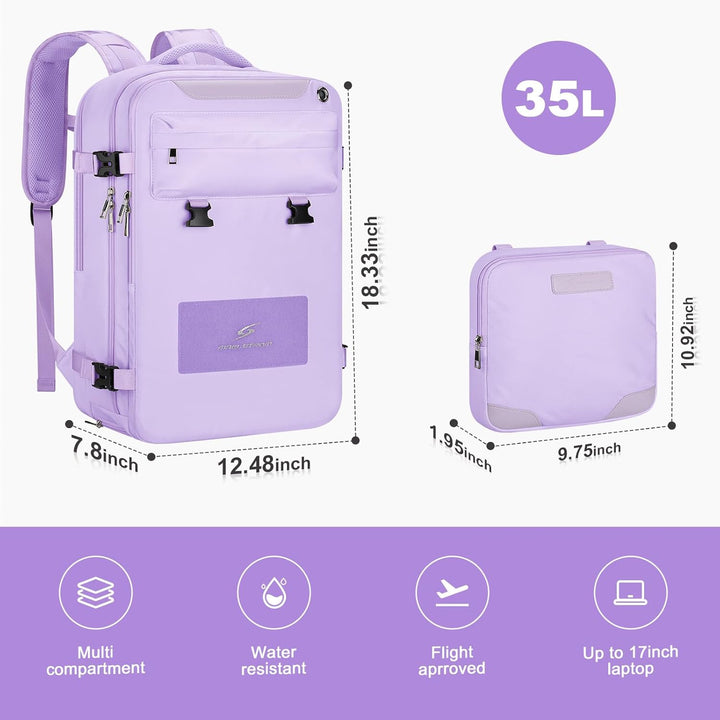Maelstrom Mochila de viaje para mujeres y hombres, mochila para lap...