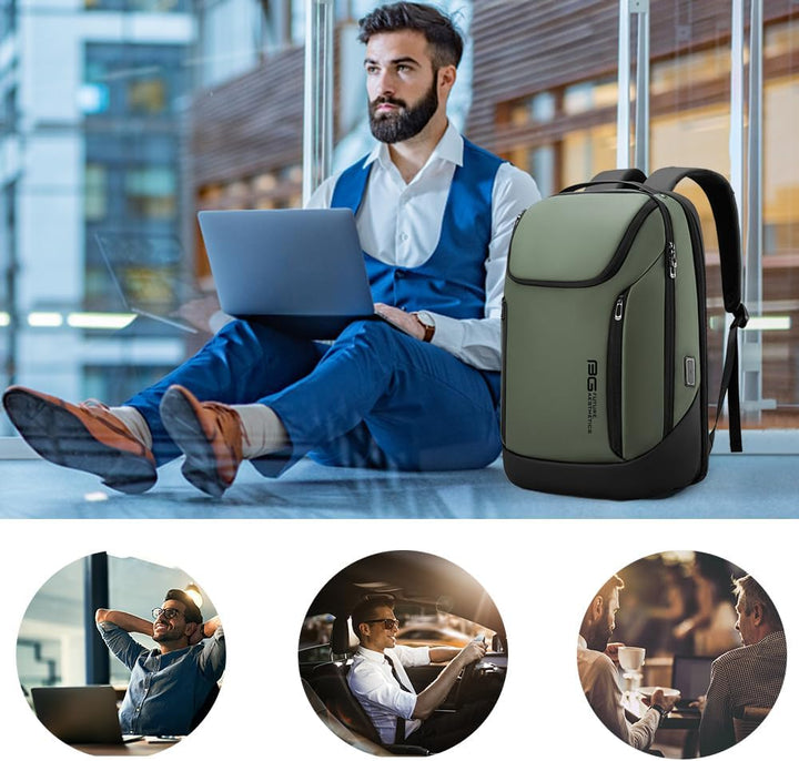 BANGE Mochila inteligente de negocios, impermeable, para laptop de...