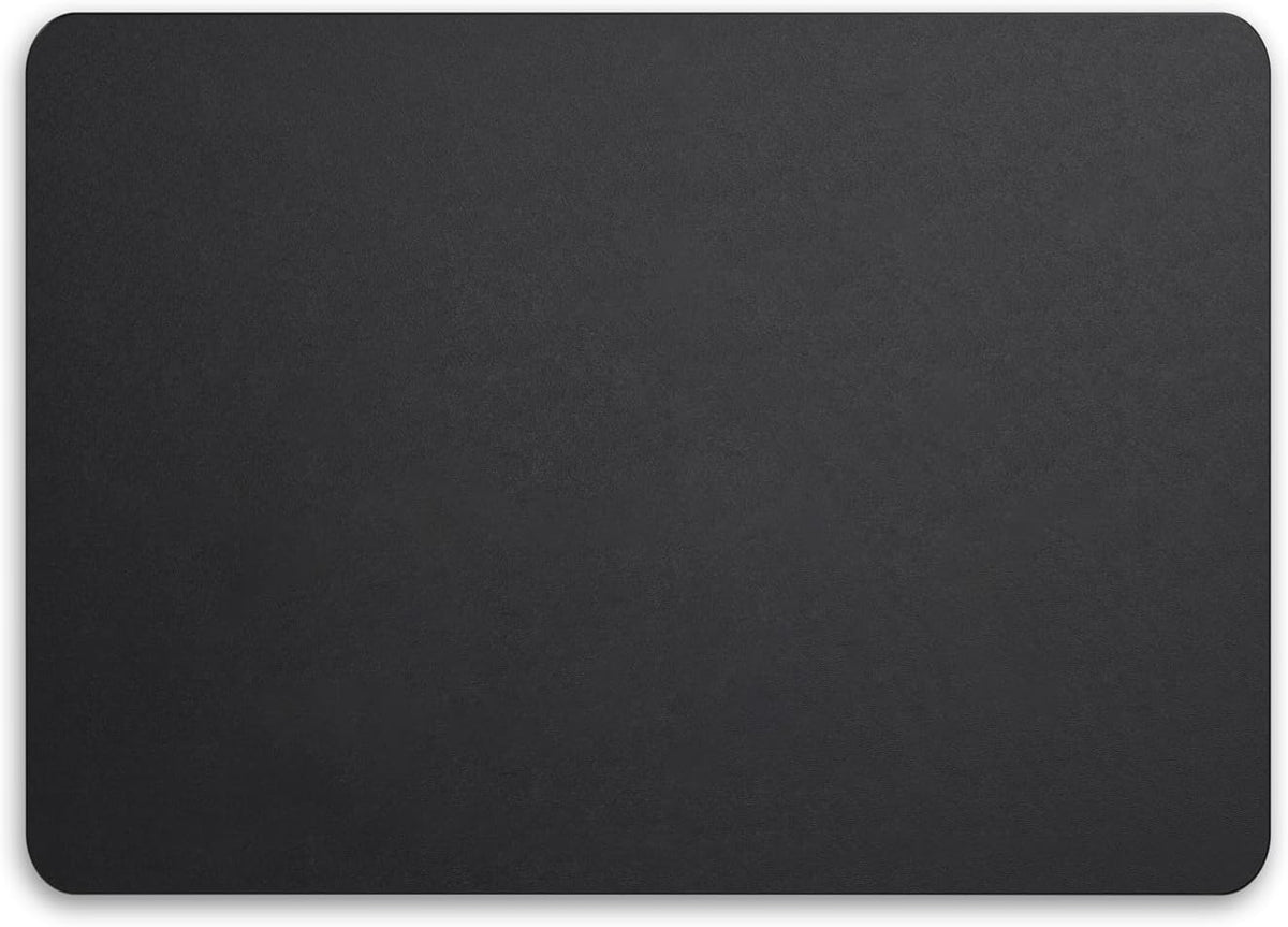 Jotsome Alfombrilla de cuero para escritorio, 17 x 12 pulgadas, color negro