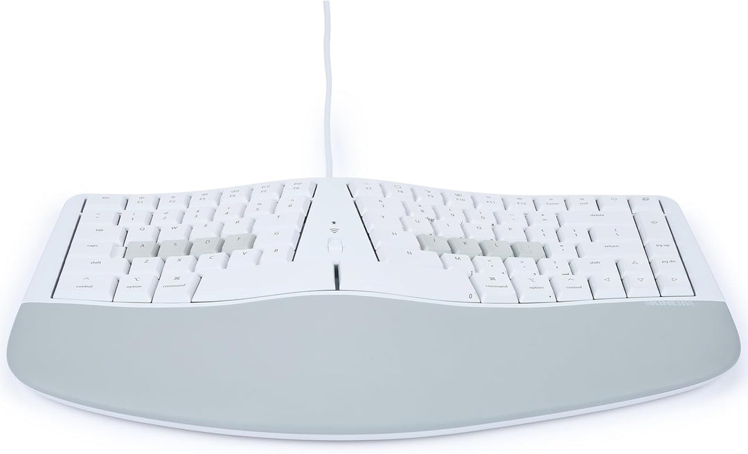 KINESIS mWave - Teclado ergonómico silencioso para Mac (blanco) | I...