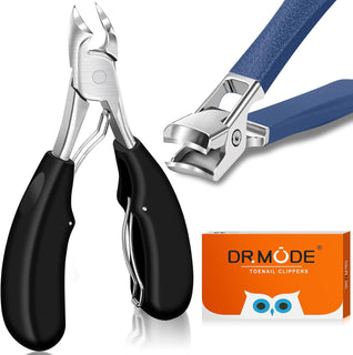Cortauñas para uñas gruesas de los pies, DRMODE cortauñas resistent...