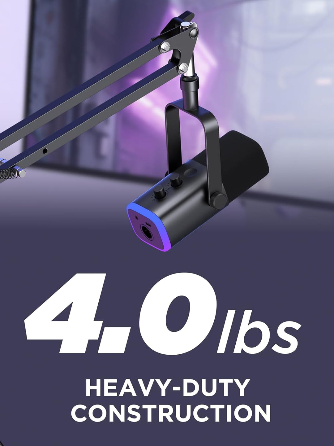 InnoGear Soporte de micrófono con brazo de brazo para Blue Yeti Hyp...