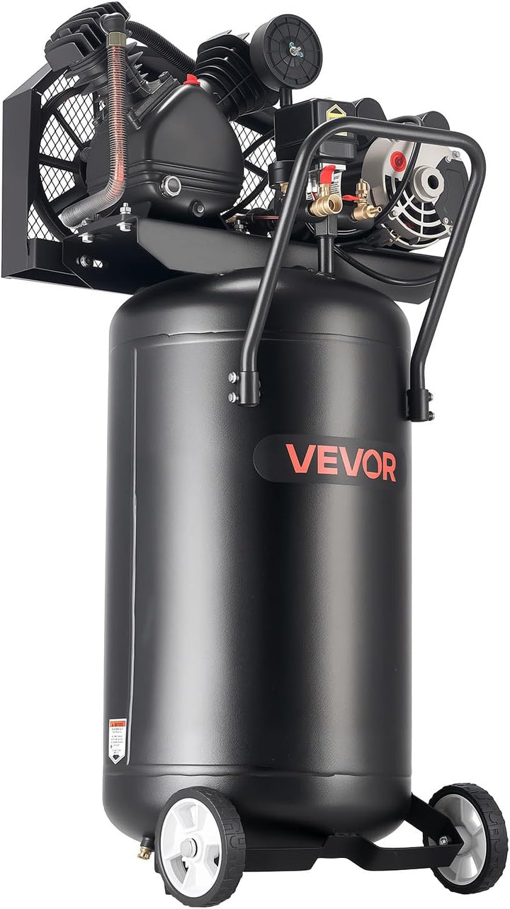 VEVOR Compresor de aire de 25 galones, 2HP 5.5 SCFM a 90PSI, tanque...