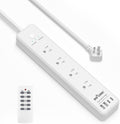 BN-LINK Regleta de control remoto con 4 tomacorrientes independientes, 4
