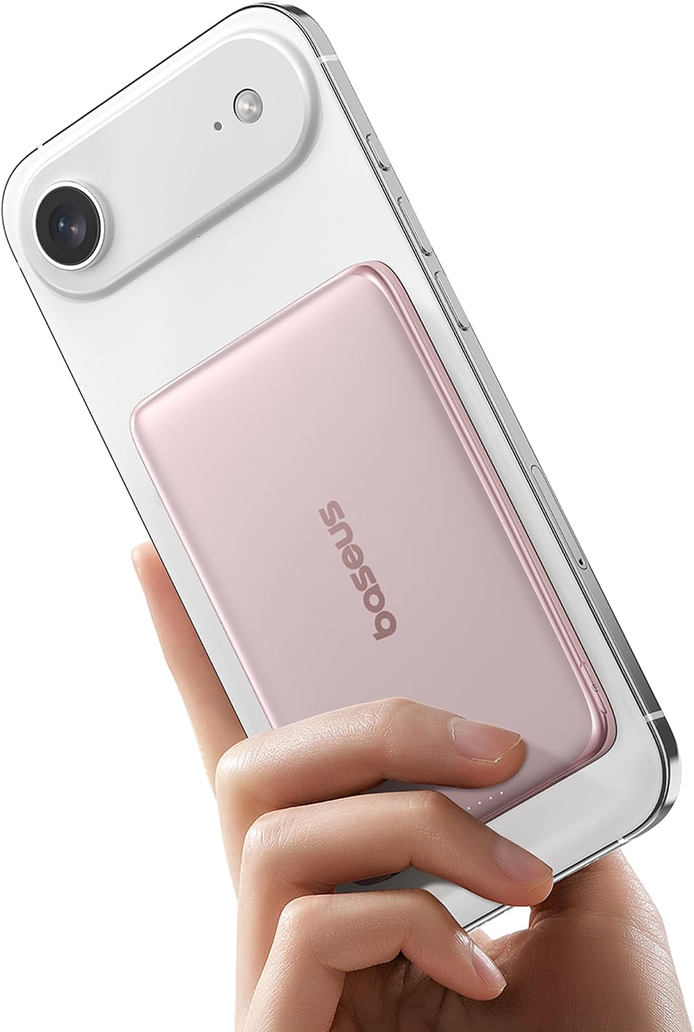 Baseus Picogo Power Bank, batería MagSafe ultra delgada de 0.3 pulg...
