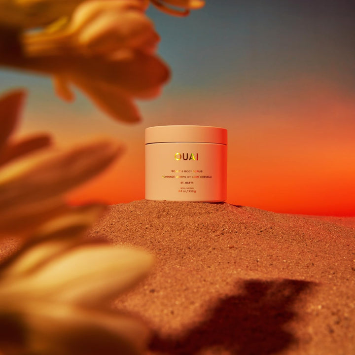 OUAI St. Barts - Exfoliante corporal con mezcla de azúcar y aceite...