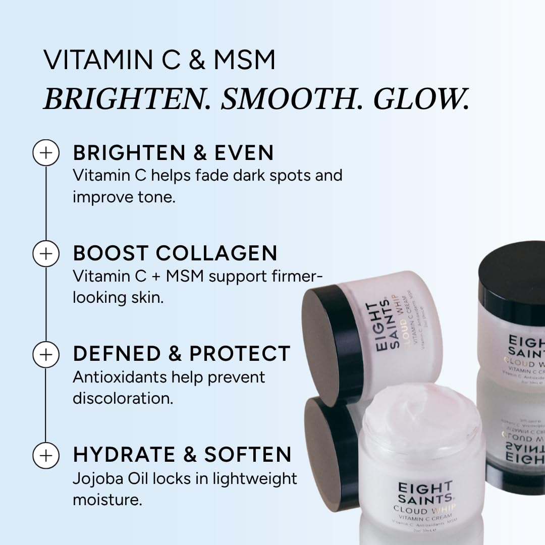 Eight Saints Skincare Cloud Whip Crema Hidratante Facial con Vitami...