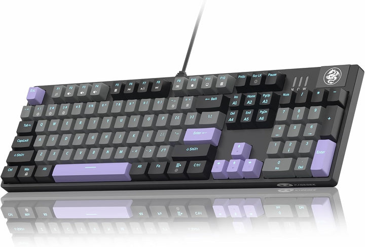 MageGee MK-Storm - Teclado mecánico para juegos, teclado iluminado...