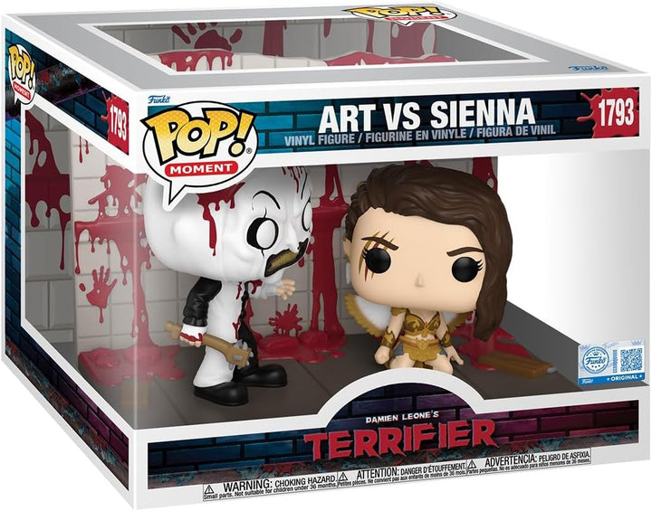 Funko Pop! Moments: Terrifier 2 - Art vs Sienna, exclusivo de Amazon