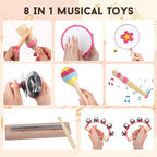 Instrumentos musicales para niños pequeños de 18 meses o más, juguetes de
