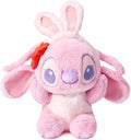 MINISO Disney Angel Stitch Peluche, 10" Animal de Peluche Rosa para Niños Bebés