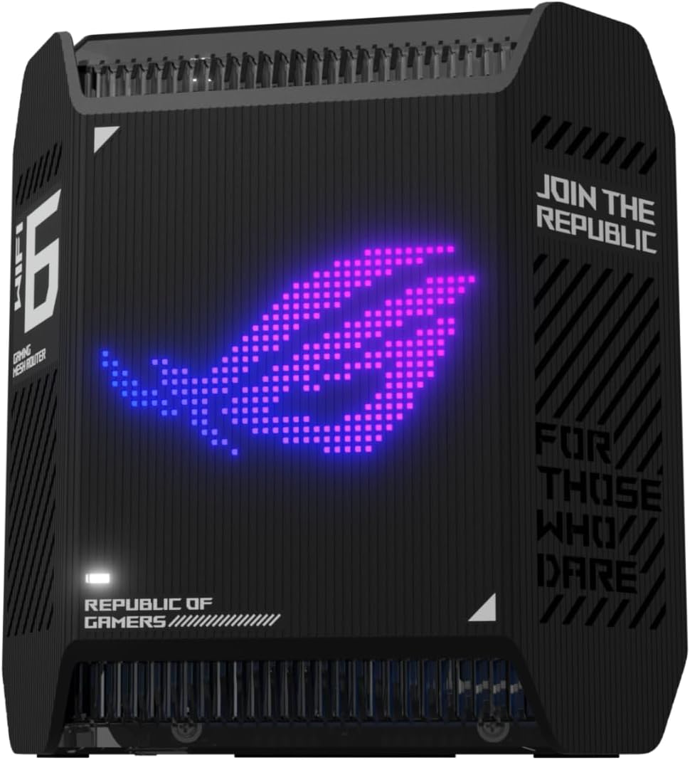 ASUS ROG Rapture GT6 (1PK) Enrutador WiFi 6 para gaming de tres ban...