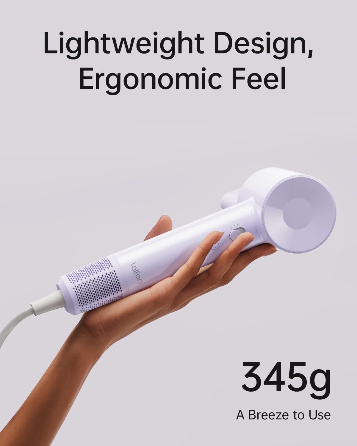 Laifen SE Lite HD110 - Secador de pelo iónico negativo con motor si...