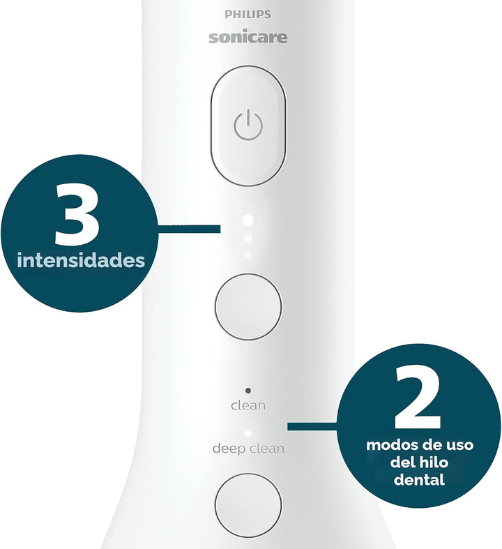 Philips Sonicare Wireless Power Flosser 3000 + 2 boquillas adiciona...