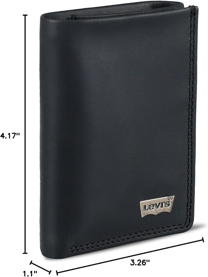 Levi's Billetera triple RFID para hombre, elegante y delgada, i...