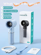 Cheerair Ventilador de Mano Portátil, Ventilador Mini Personal Pote...