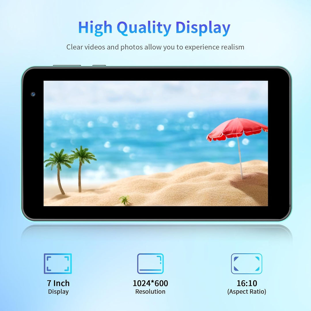VASOUN Tableta de 7 pulgadas Android 15, 8 GB (3 GB+5 GB ampliables...