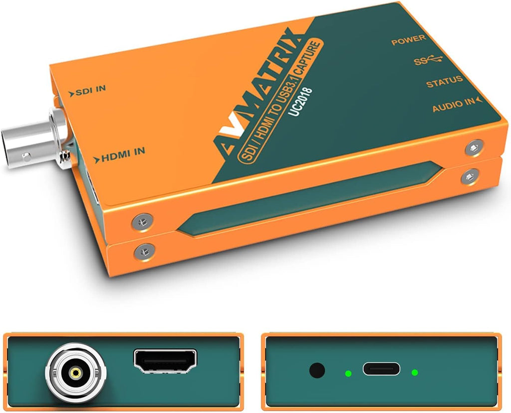 UC2018 Tarjeta de captura de video SDI y HDMI a USB 3.0 (Gen1