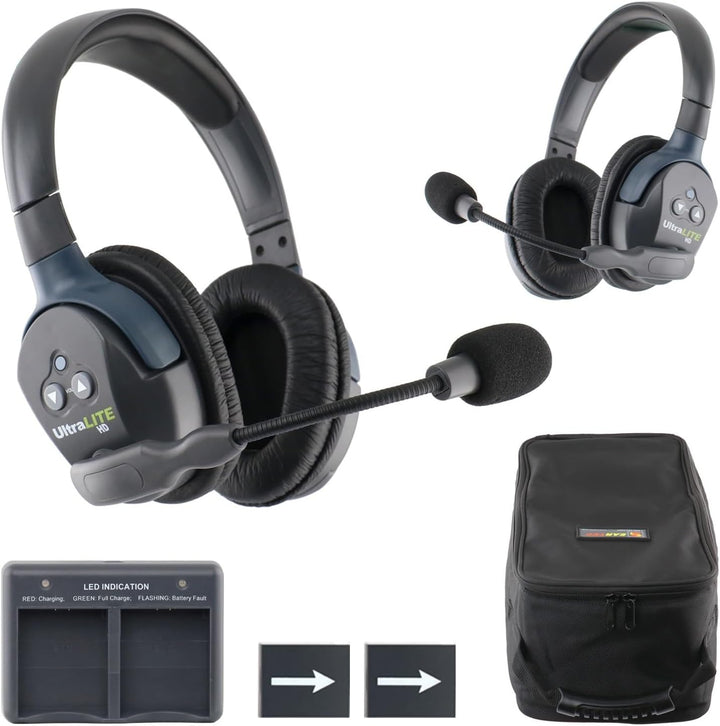 EARTEC UL2D Ultralite-HD 2-Persona Full Duplex Wireless Intercom He...
