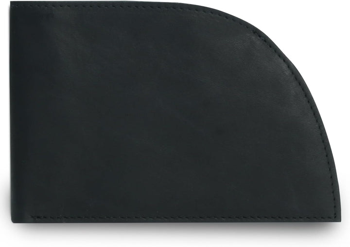 Cartera ROGUE WALLET con bolsillo frontal curvo, Negro