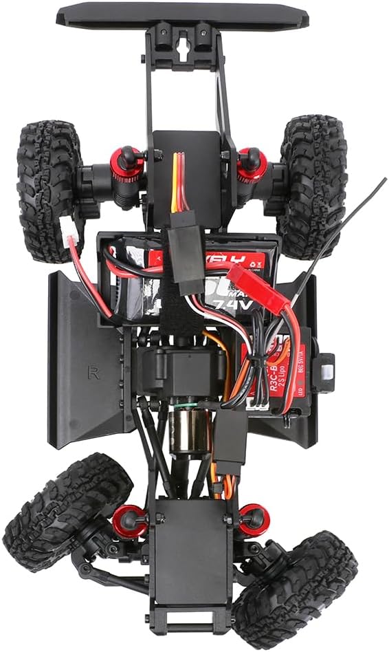 Redcat Racing Ascent-18 Scout II sin escobillas, 1/18 escala RC Crawler, coche de control remoto 4WD, chasis de aluminio, polvo rojo/dorado