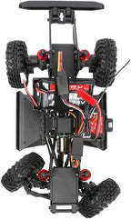Redcat Racing Ascent-18 Scout II sin escobillas, 1/18 escala RC Crawler, coche de control remoto 4WD, chasis de aluminio, polvo rojo/dorado