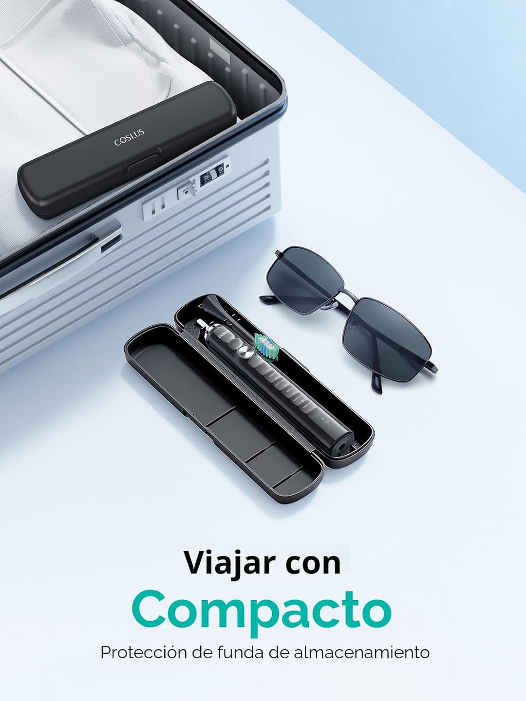 Cepillo de dientes eléctrico sónico COSLUS C40 para adultos, 47000V...