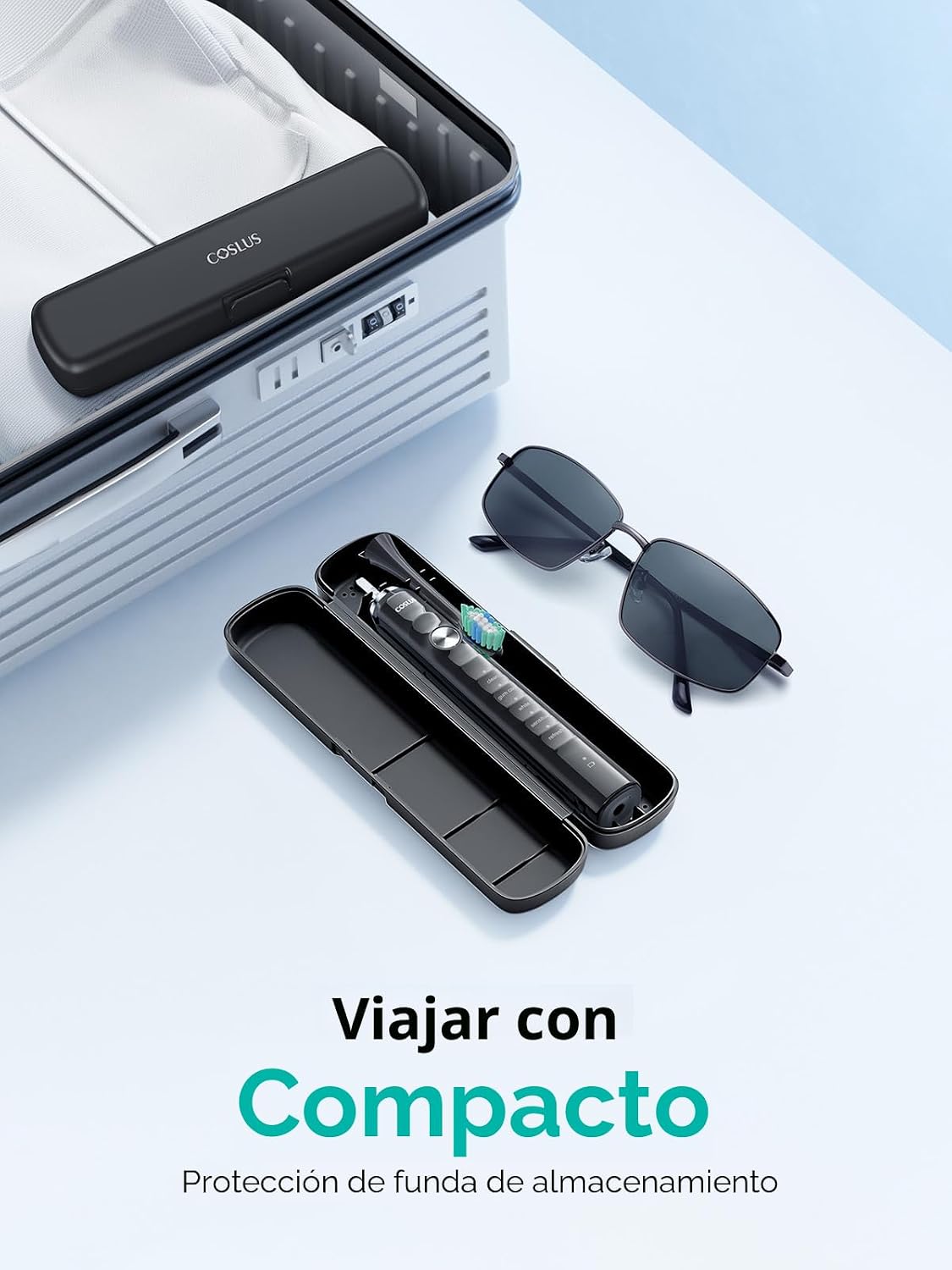 Cepillo de dientes eléctrico sónico COSLUS C40 para adultos, 47000V...