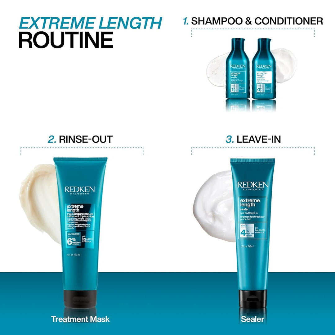 Redken Extreme Length Biotin Conditioner For Longer Hair \u2013 Pro...