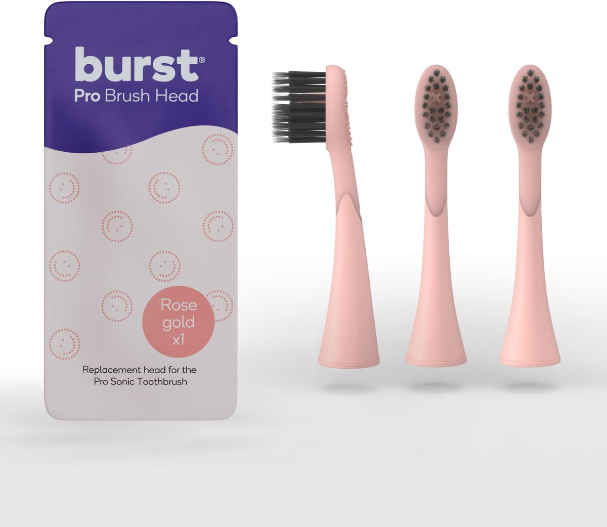 BURST Pro Sonic - Cabezales de repuesto originales para cepillo de...