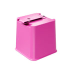 Cubo de basura grande gris para automóvil, a prueba de fugas, con clip para tapete de suelo, base antideslizante, contenedor de basura portátil para automóvil, SUV, camión o camioneta