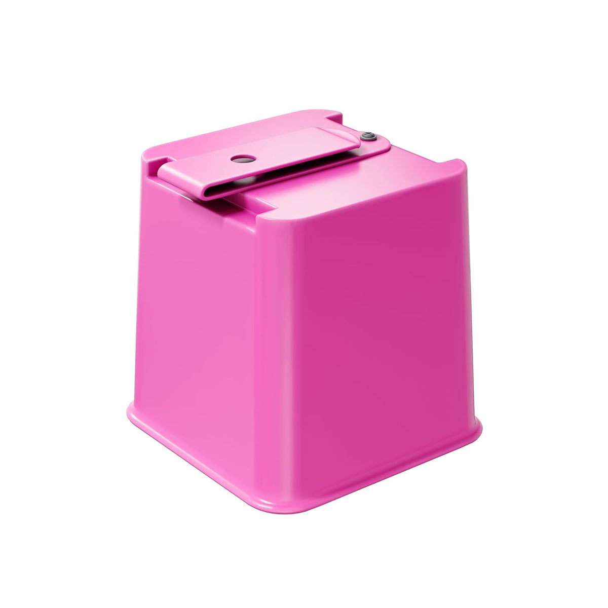 Cubo de basura grande gris para automóvil, a prueba de fugas, con clip para tapete de suelo, base antideslizante, contenedor de basura portátil para automóvil, SUV, camión o camioneta