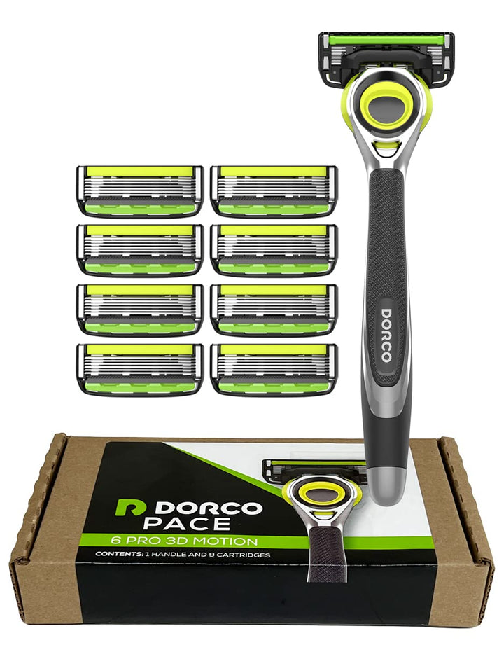 Dorco Sistema de maquinilla de afeitar Pace 6 Pro 3D Motion - 1 man...