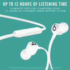 Beats Flex Auriculares inalámbricos - Chip de auriculares Apple W1,...