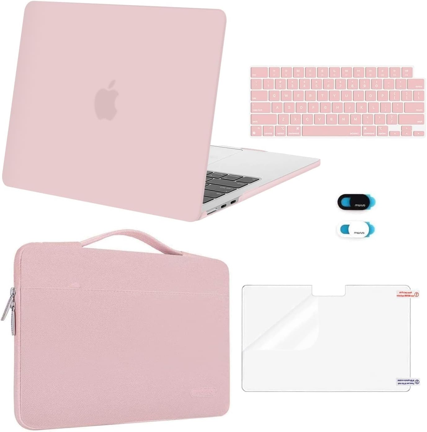MOSISO Funda compatible con MacBook Air de 13 pulgadas M5 2026 M4 M...
