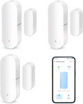 Sensor de puerta inteligente WiFi: sensor de contacto abierto de puerta para seguridad del hogar, sensor de ventana inalámbrico, asegura tu hogar con alertas instantáneas y automatización inteligente