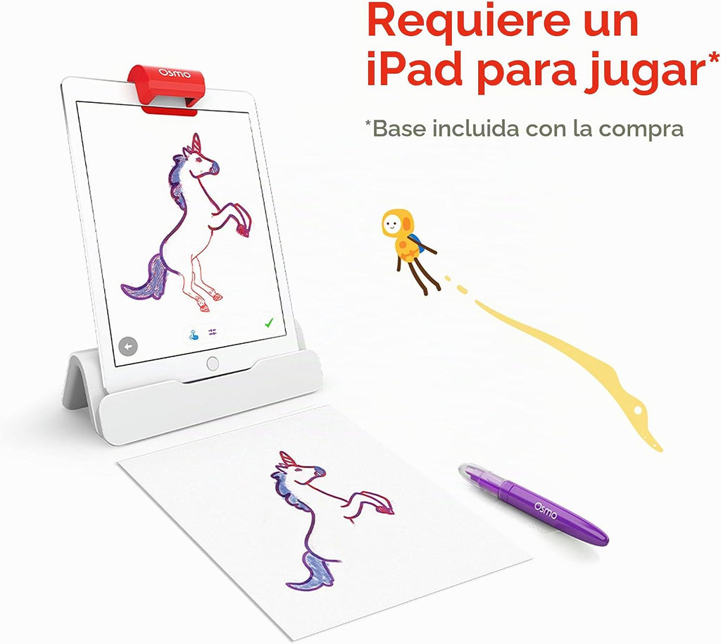Osmo Base para iPad, Ages 3-11, Unlocks Osmo Learning Games, STEM Toy