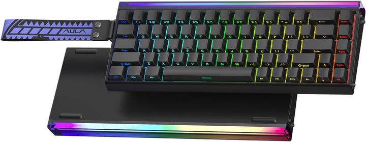 AULA Hero 68 HE Pro - Teclado de juegos con cable con interruptor m...