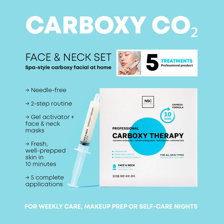 Name Skin Care Coreano Carboxy CO2 Terapia Facial y Cuello Máscara...