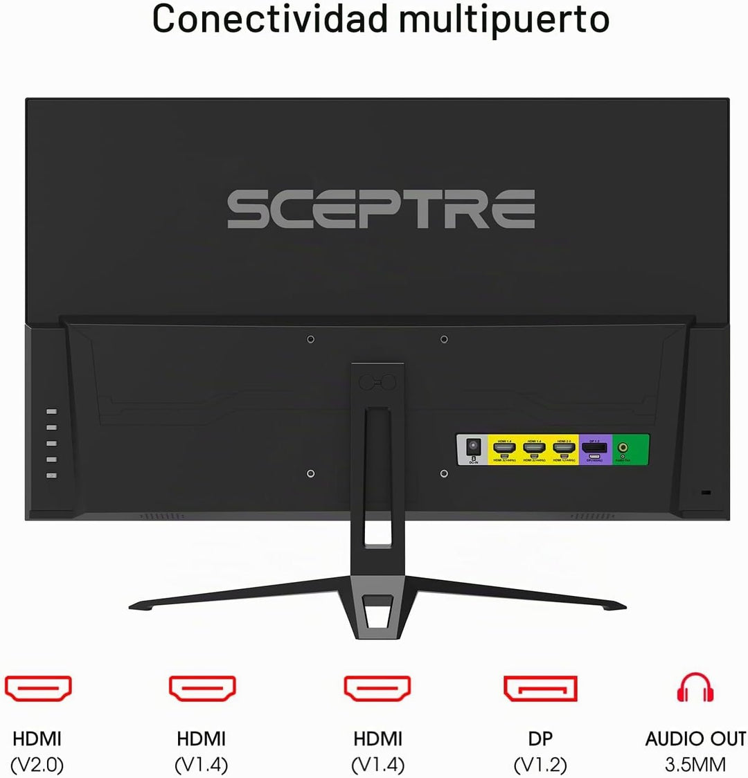 Sceptre Monitor para juegos IPS de 24 pulgadas, 165 Hz, 144 Hz, Ful...