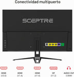 Sceptre Monitor para juegos IPS de 24 pulgadas, 165 Hz, 144 Hz, Ful...