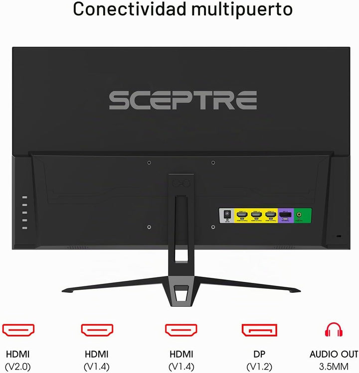 Sceptre Monitor para juegos IPS de 24 pulgadas, 165 Hz, 144 Hz, Ful...
