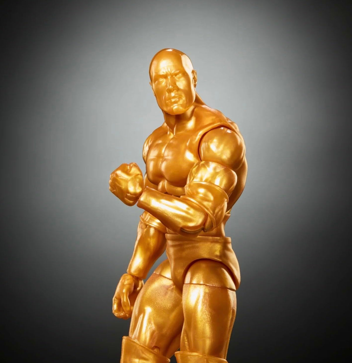 WWE Rock Final Boss Gold Collectors Edition Mattel Elite Collection Series 125 Wrestling Action Wrestler Figura de juguete