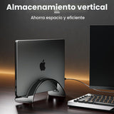 Yikola Soporte Vertical para Laptop para Escritorio, Organizador Ah...