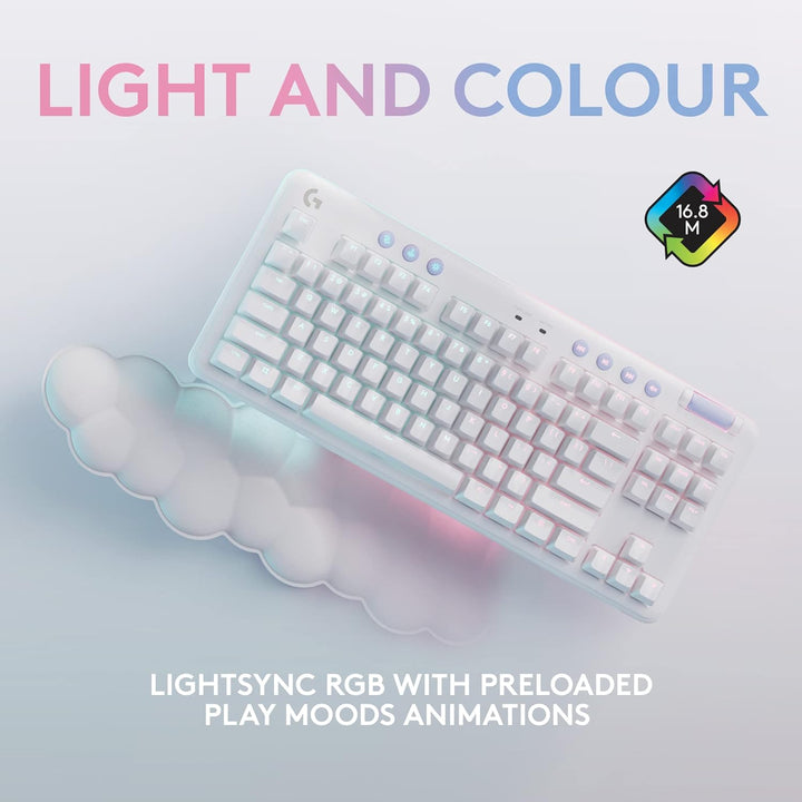 Teclado Mecánico Inalámbrico para Juegos Logitech G715 con LIGHTSYN...