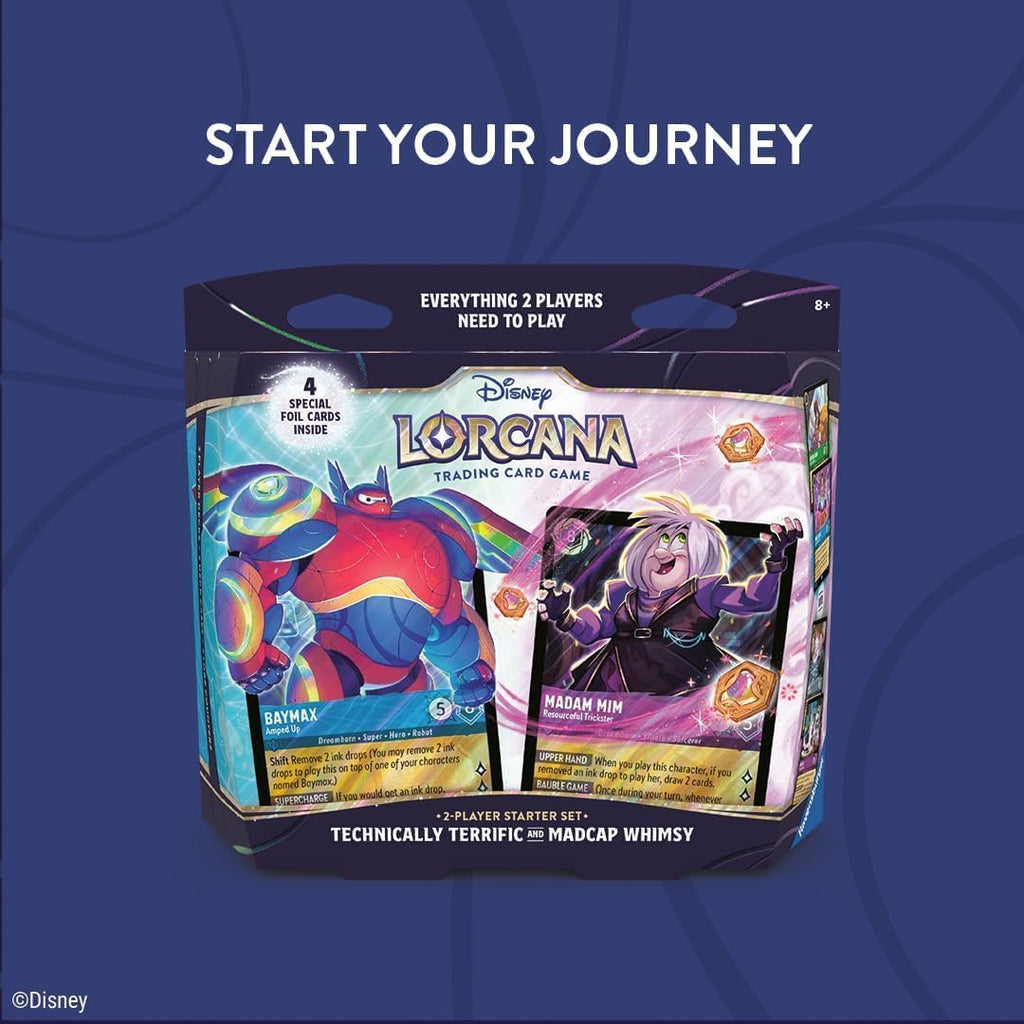 Ravensburger Disney Lorcana TCG: Hyperia City - Juego de iniciación para 2