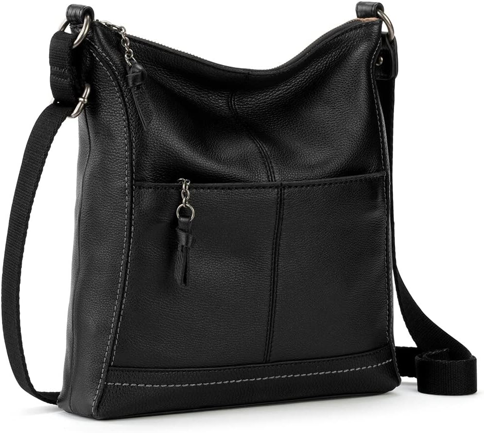 The Sak Lucia - Bolso bandolera de piel convertible con correa ajustable