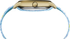 Timex Weekender reloj de pulsera deslizante de 38 mm, para mujer, Ironman, mujer Estándar, Blanco (White Swirl)