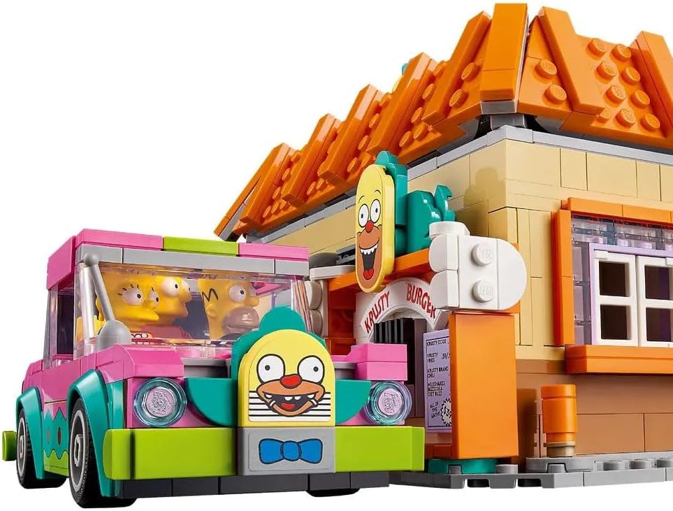 LEGO Icons Los Simpsons: Krusty Burger, Kit de Construcción para De...